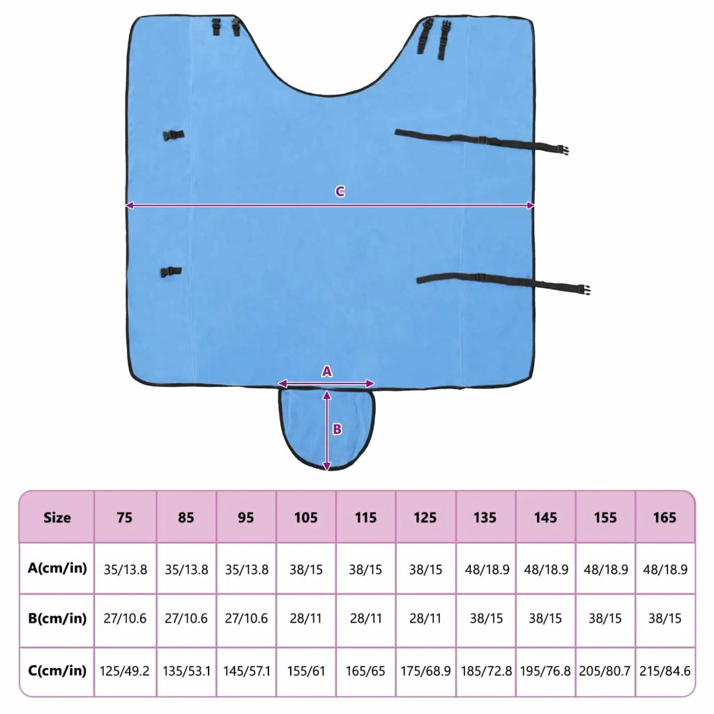 Coperta per Cavalli Aqua Completo 125 cm Poliestere 42013192