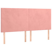 Testiera | Testata Rosa 200x5x118/128 cm Velluto
