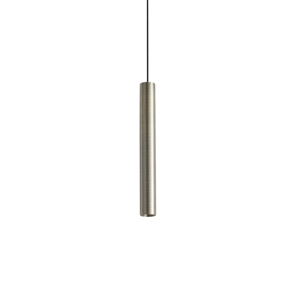 Lampada A Sospensione LOOK LED 11.5W Luce Naturale Ottone Altezza Regolabile Ideal Lux