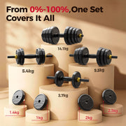 Set di manubri regolabili ¨C Xylo ¨C 48/60/68/88 lbs