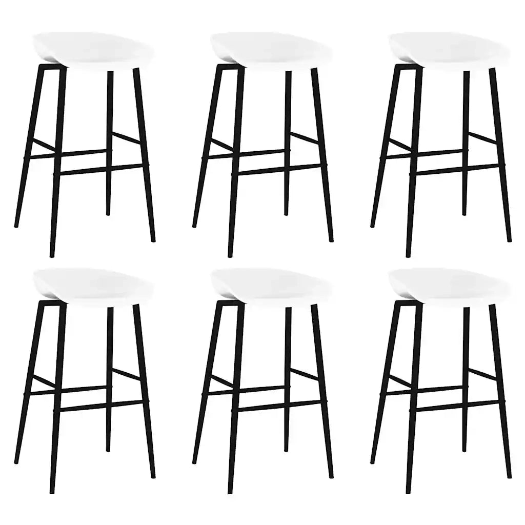 Set da Bar 7 pz Nero e Bianco 3057396