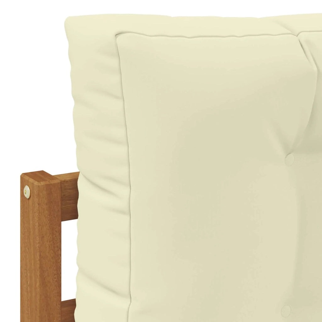Set di divani da esterno 7 pz Naturale e Crema 3383473