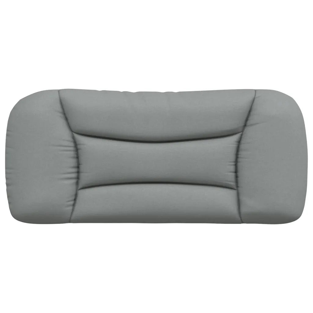 Coussin de tête de lit Hvar gris clair 90 cm tissu