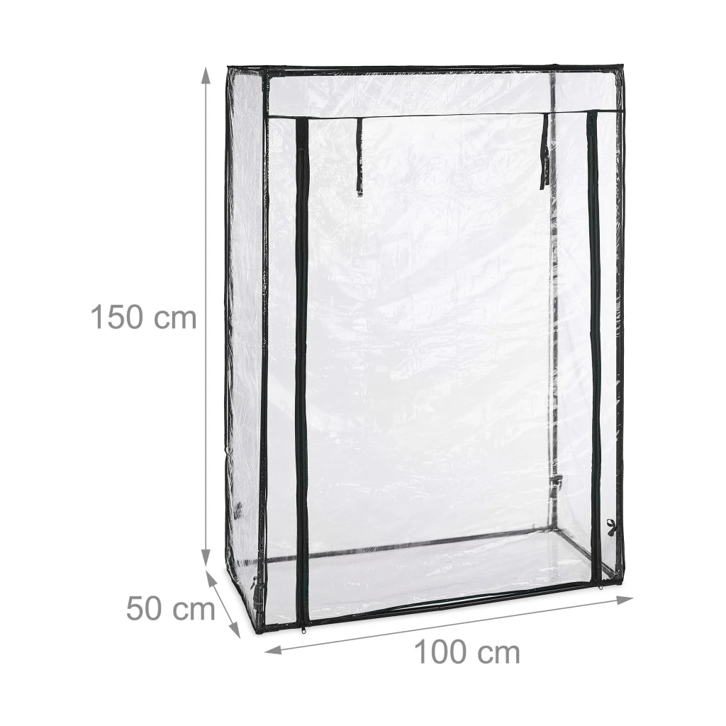 Pratica serra da giardino per pomodori e cetrioli 200 x 150 x 150 cm in PVC trasparente 13_0012049