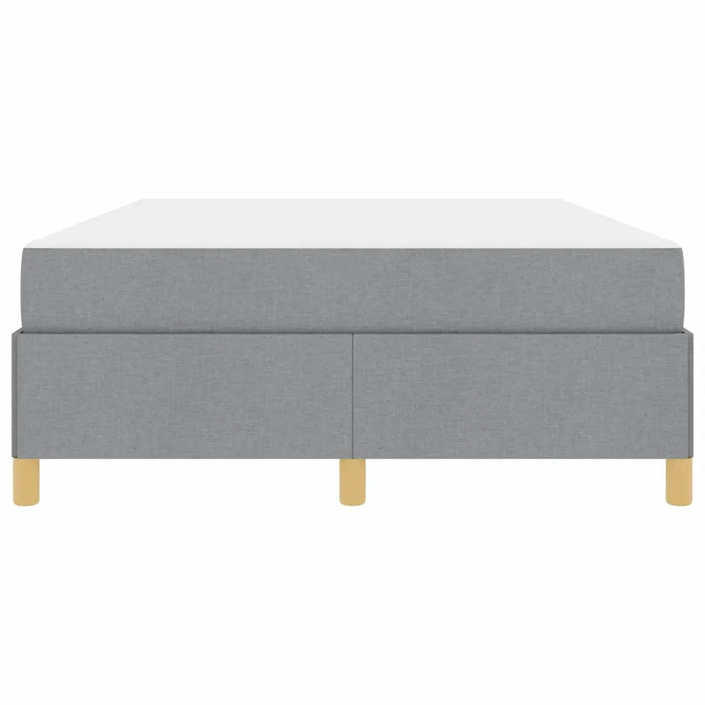 Struttura del letto Grigio chiaro 160 x 200 cm Tessuto