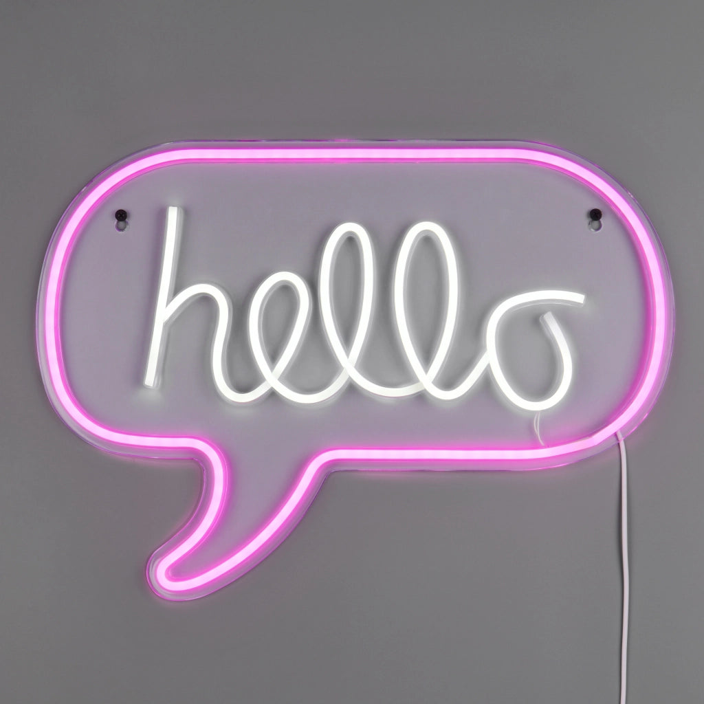 APPLIQUE LED HELLO 5W H31CM VIGNETTA