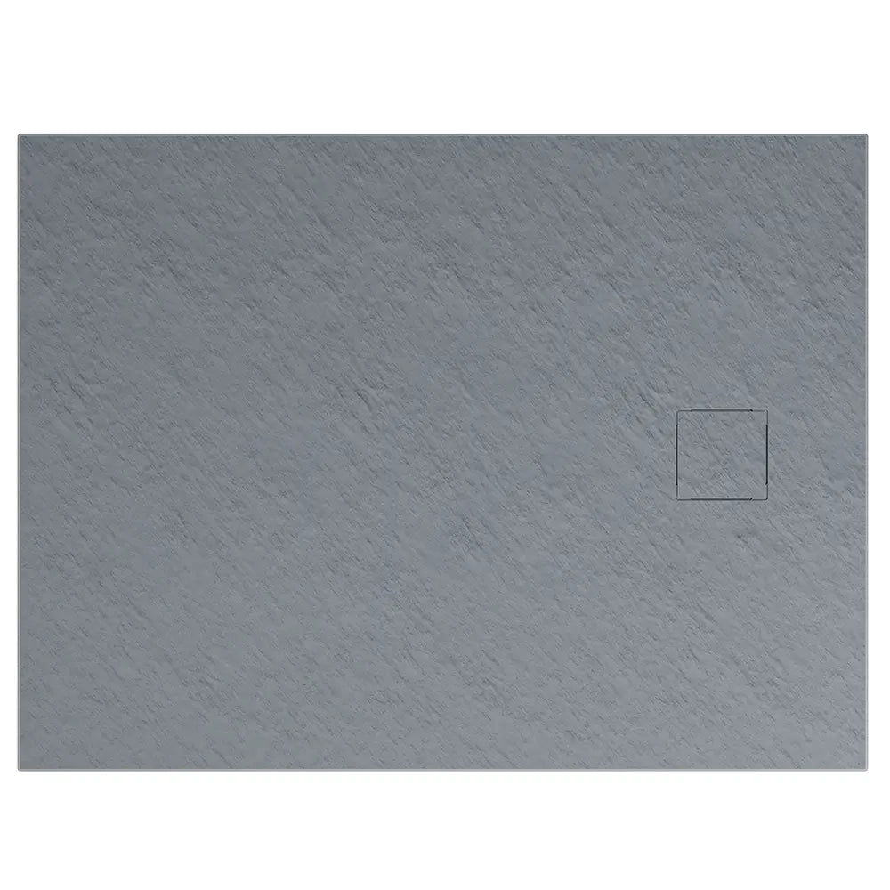 Piatto doccia 80x140 cm colore grigio effetto pietra | Samos