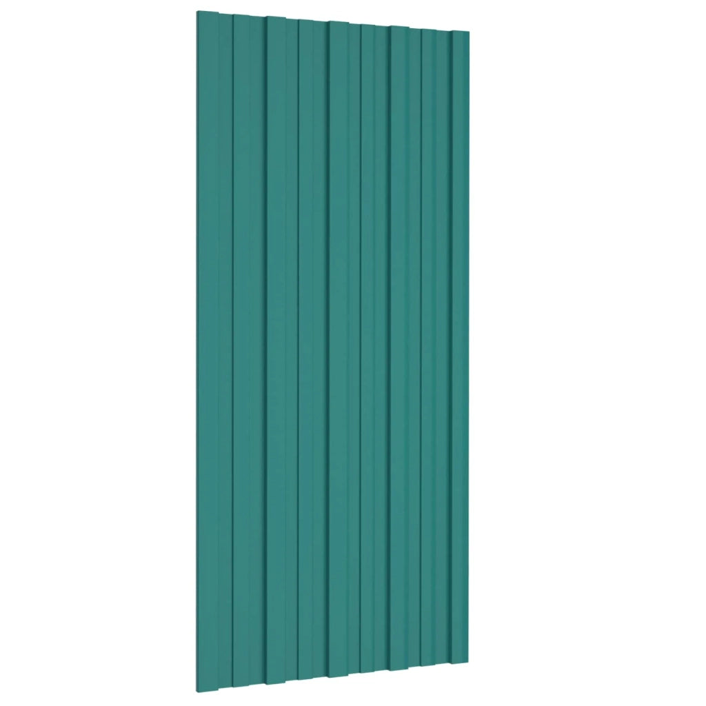 Pannello per tetto 36 pz Verde 100 x 45 cm Acciaio zincato 42047122