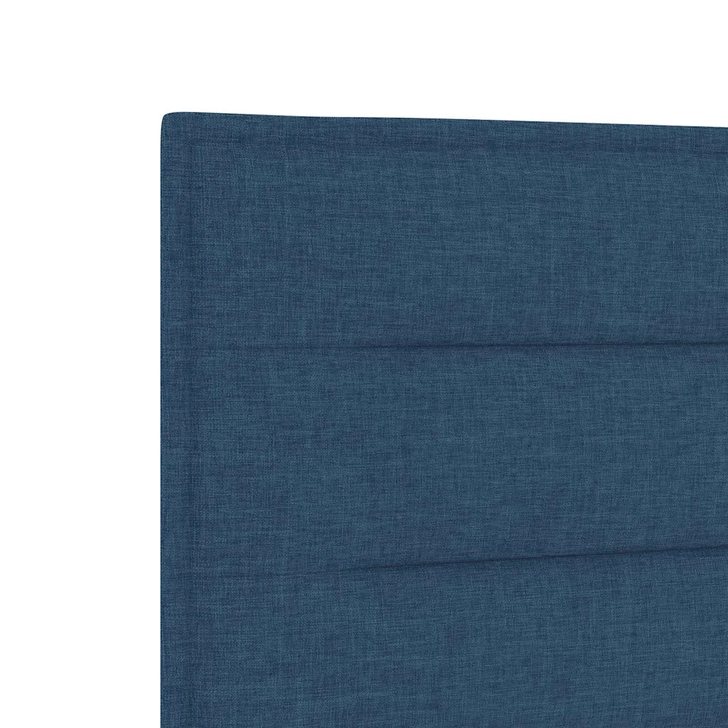 Struttura del letto con testiera Blu 200 x 200 cm Tessuto 3344682