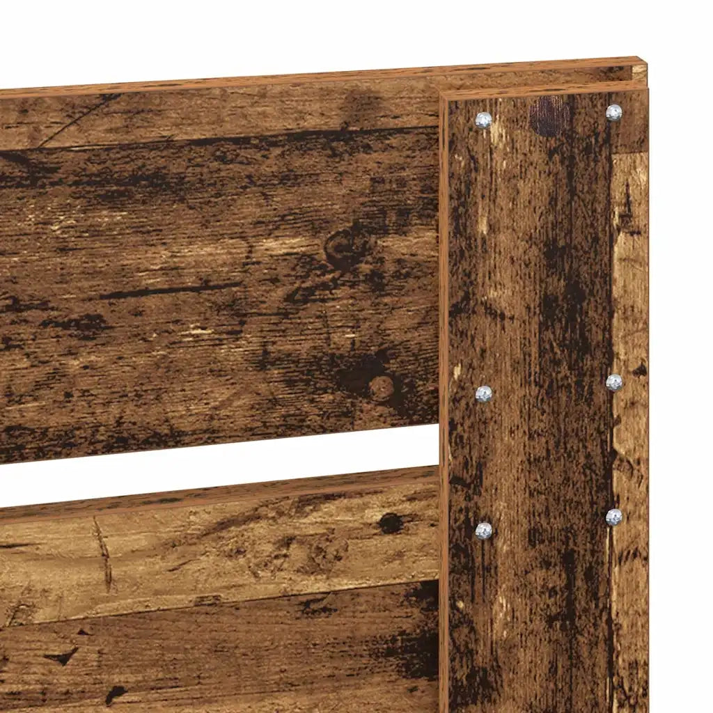 Testiera-Testata-Testiera Decorativa Legno vecchio 200 cm Legno multistrato 678596