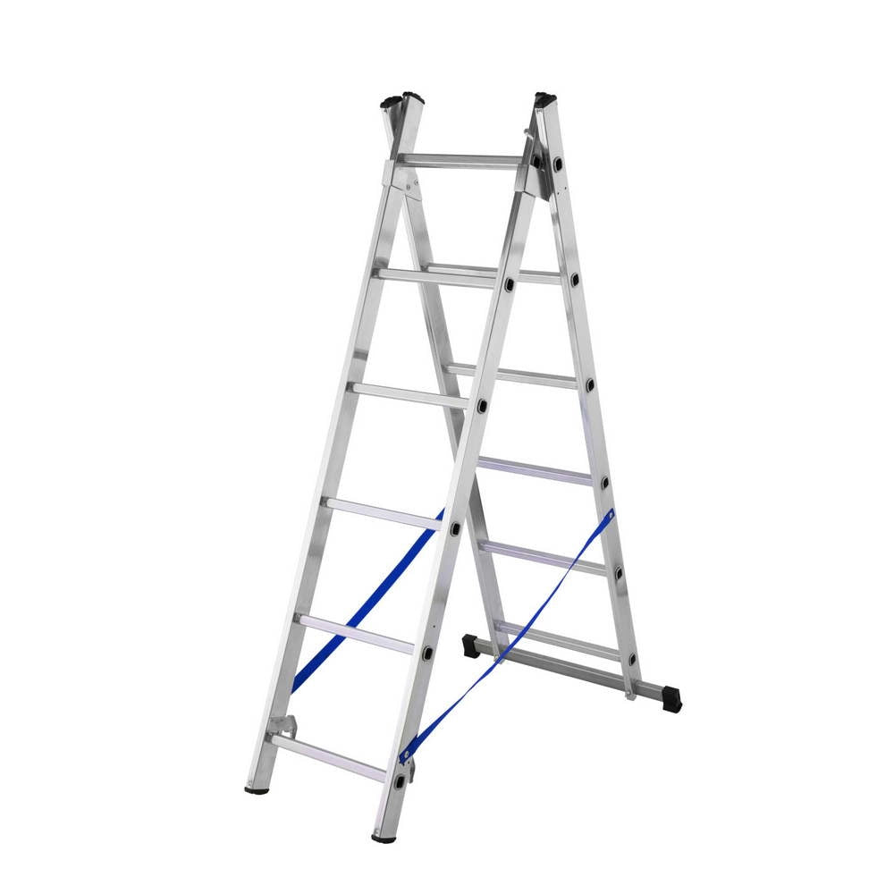 Scala Trasformabile Doppia in Alluminio Montanti Paralleli Gierre Formato: 2x9