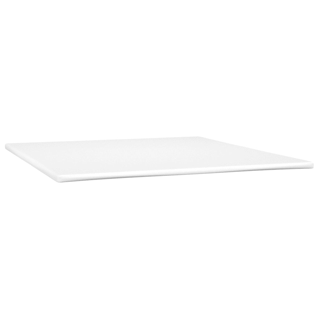 Letto a Molle Materasso e LED Grigio Chiaro 180x200 cm Tessuto 3134813