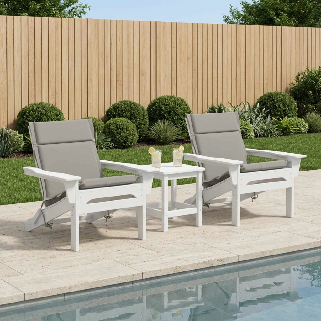 Cuscino per sedia a schienale basso GEMERT 2 pz 100% Poliestere 946498