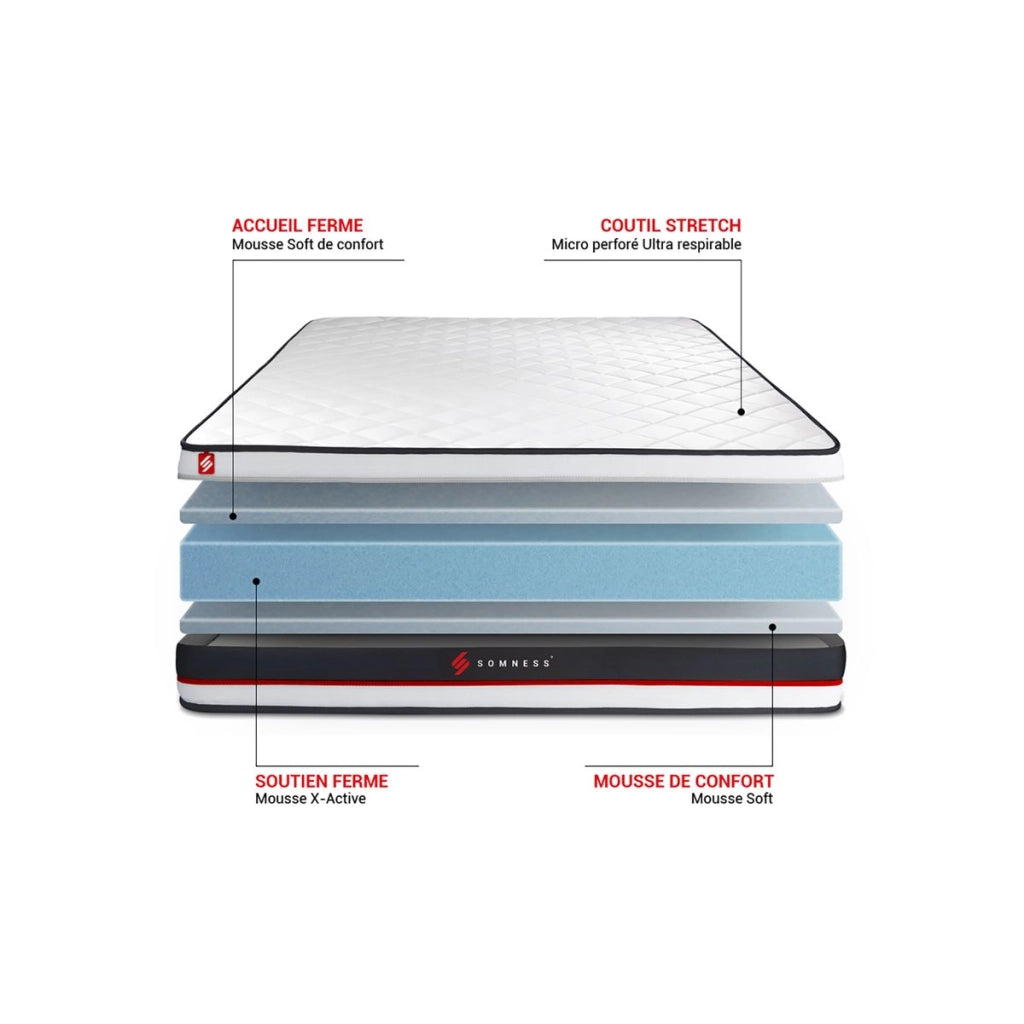 Set materasso e base 180x200 cm - Form