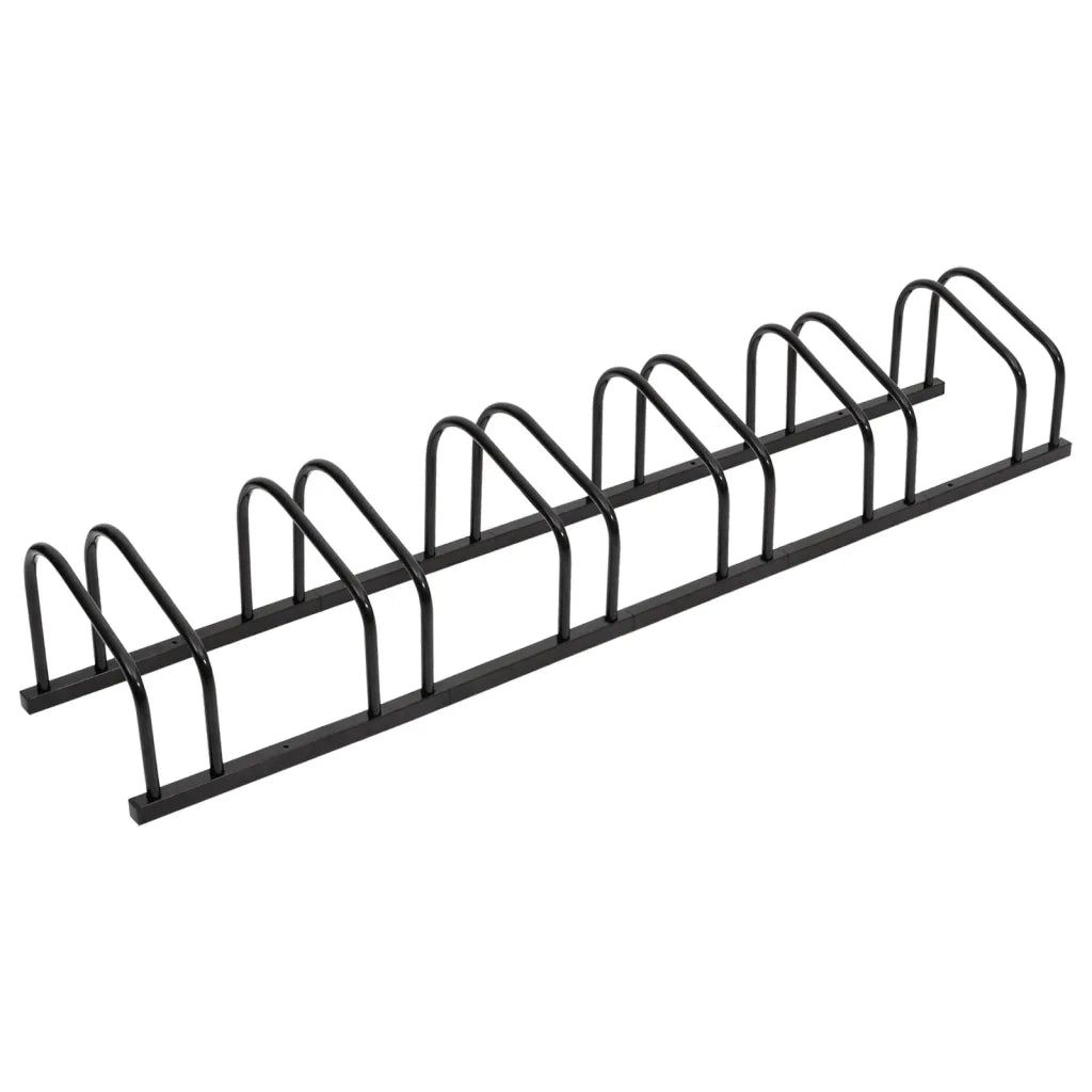 Portabici per 6 Biciclette Acciaio Nero 154426