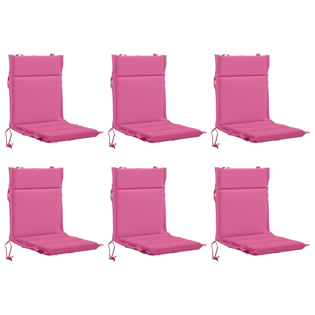 Cuscino per sedia a schienale basso GEMERT 6 pz 100% Poliestere 946515