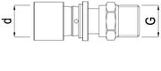 RAC EXPRESS M 16X1/2 - GEORGE FISCHER
