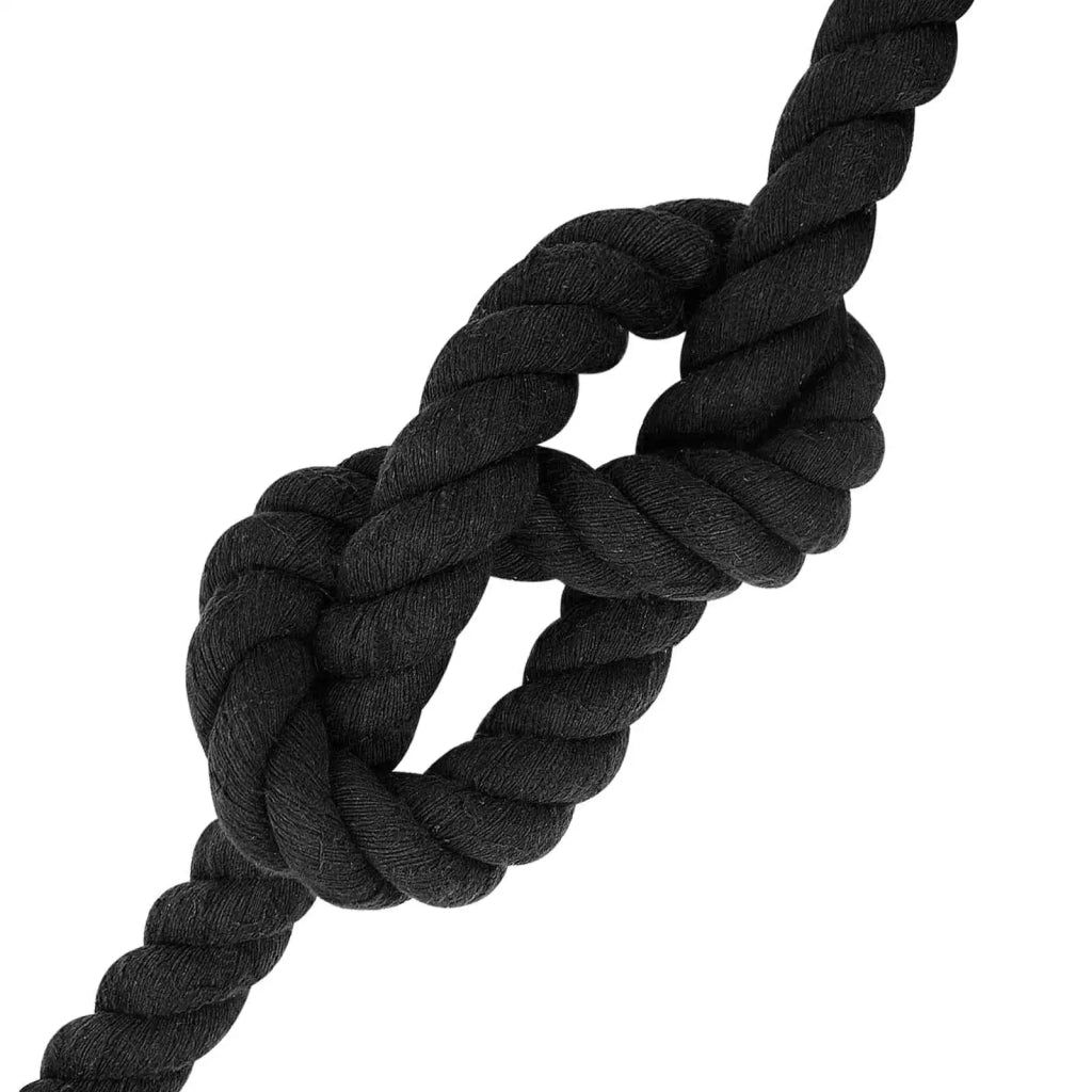 Corda di Cotone 30 mm 10 m Nero 100% Cotone 42011829