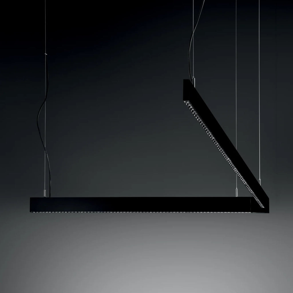 Lampada da soffitto Steel LED 30W luce calda 3000K nero Ideal Lux