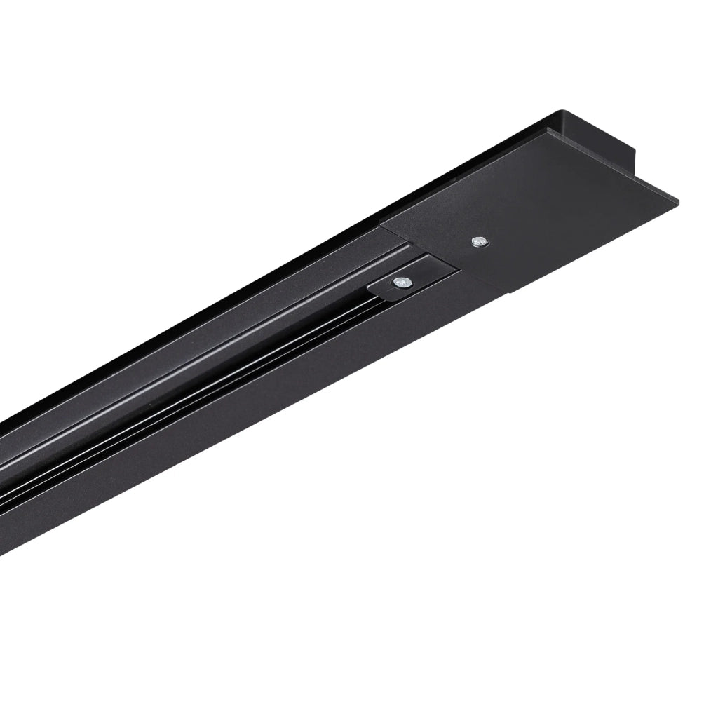 Binario Link Nero 300 cm Finitura Nero Materie Plastiche/Alluminio Ideal Lux