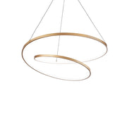 Lampada Da Terra Collezione OZ LED 47W Luce Calda Ottone Altezza Regolabile Ideal Lux