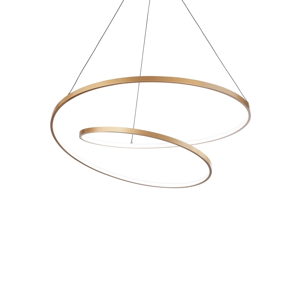 Lampada Da Terra Collezione OZ LED 47W Luce Calda Ottone Altezza Regolabile Ideal Lux