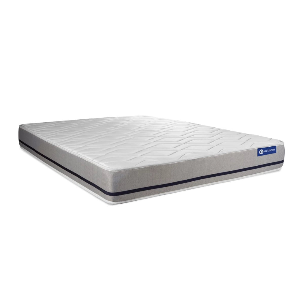Kit rete e materasso Actilatex soft 135x190cm - Spessore : 20cm - Lattice e memory foam - Moderatamente rigido