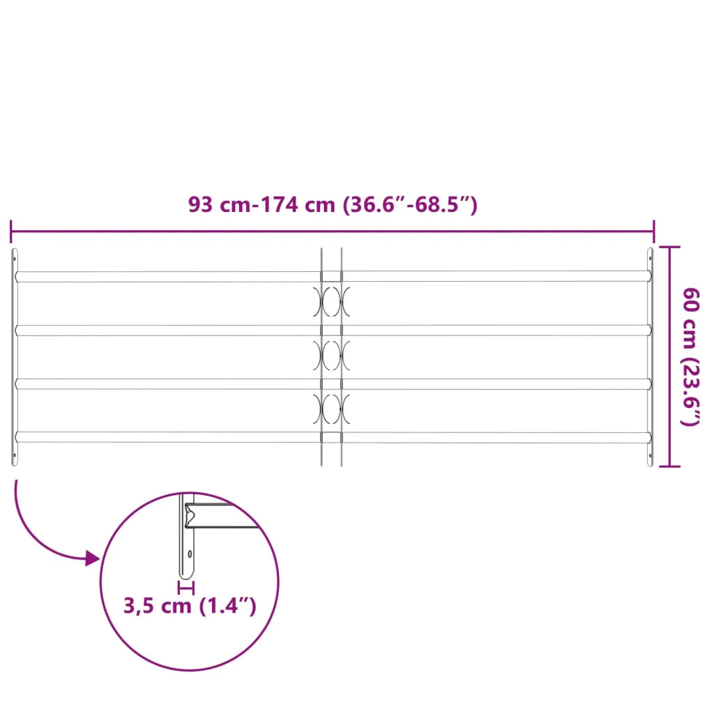 Griglia di sicurezza per finestre con 4 barre trasversali 3 pcs 42031308