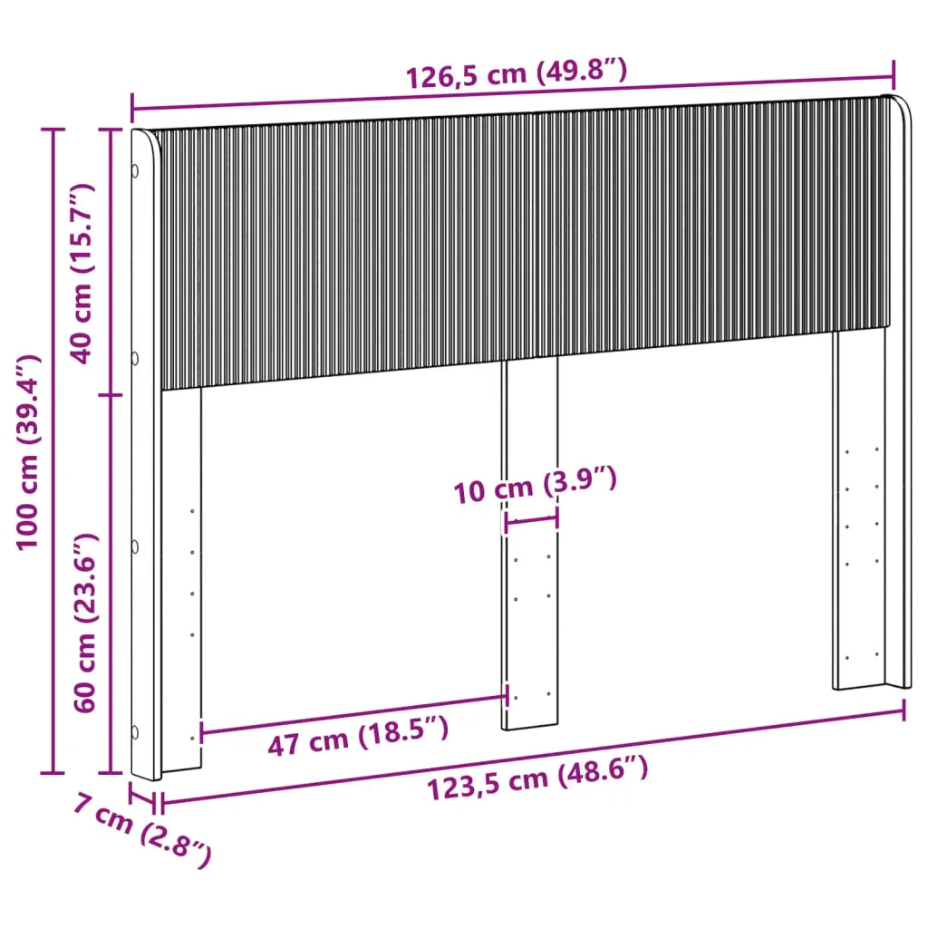 Testiera | Testata Letto Bianco PB