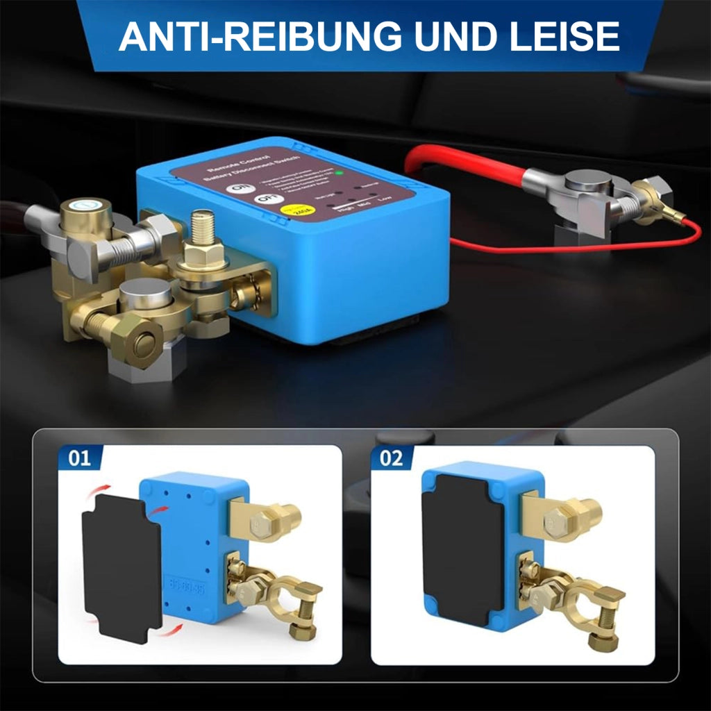Interruttore stacca batteria auto 6-30 V con 2 telecomandi