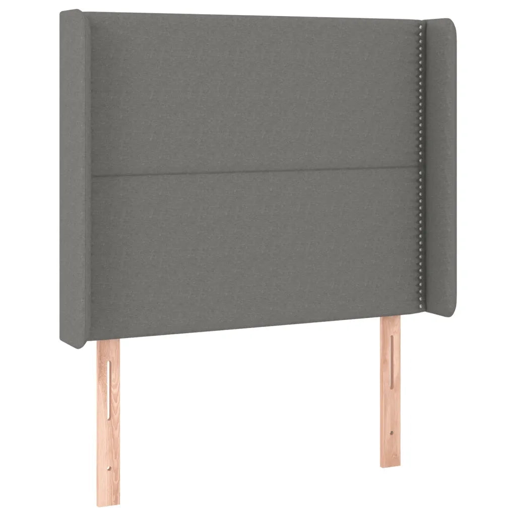 Testiera | Testata a LED GrigioScuro 103x16x118/128cm inTessuto