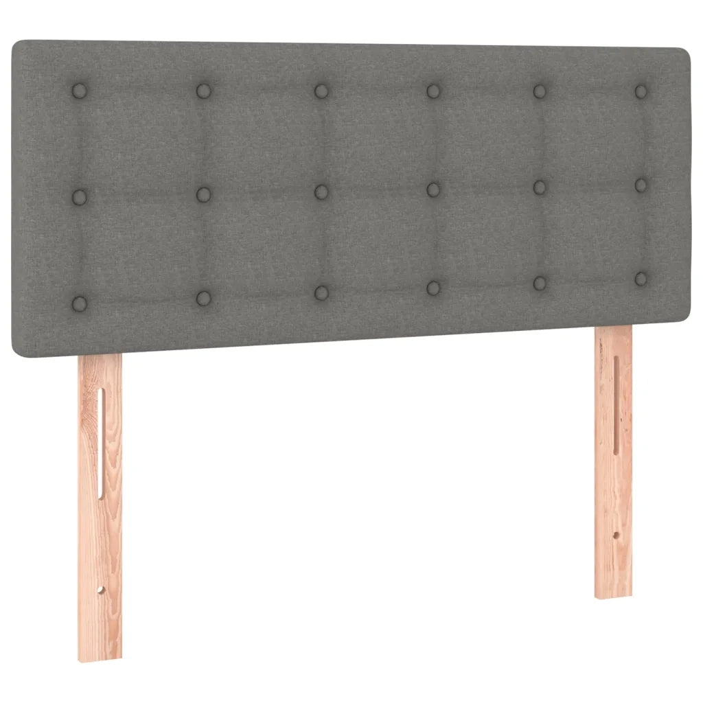 Testiera | Testata Grigio Scuro 90x5x78/88 cm in Tessuto