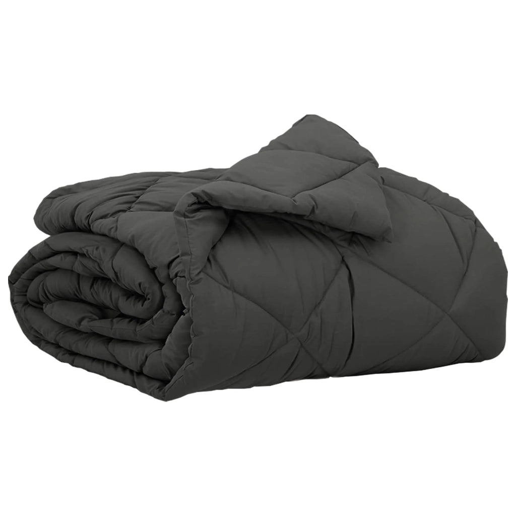 Duvet Estivo Antracite 220 x 155 cm Microfibra 42025411