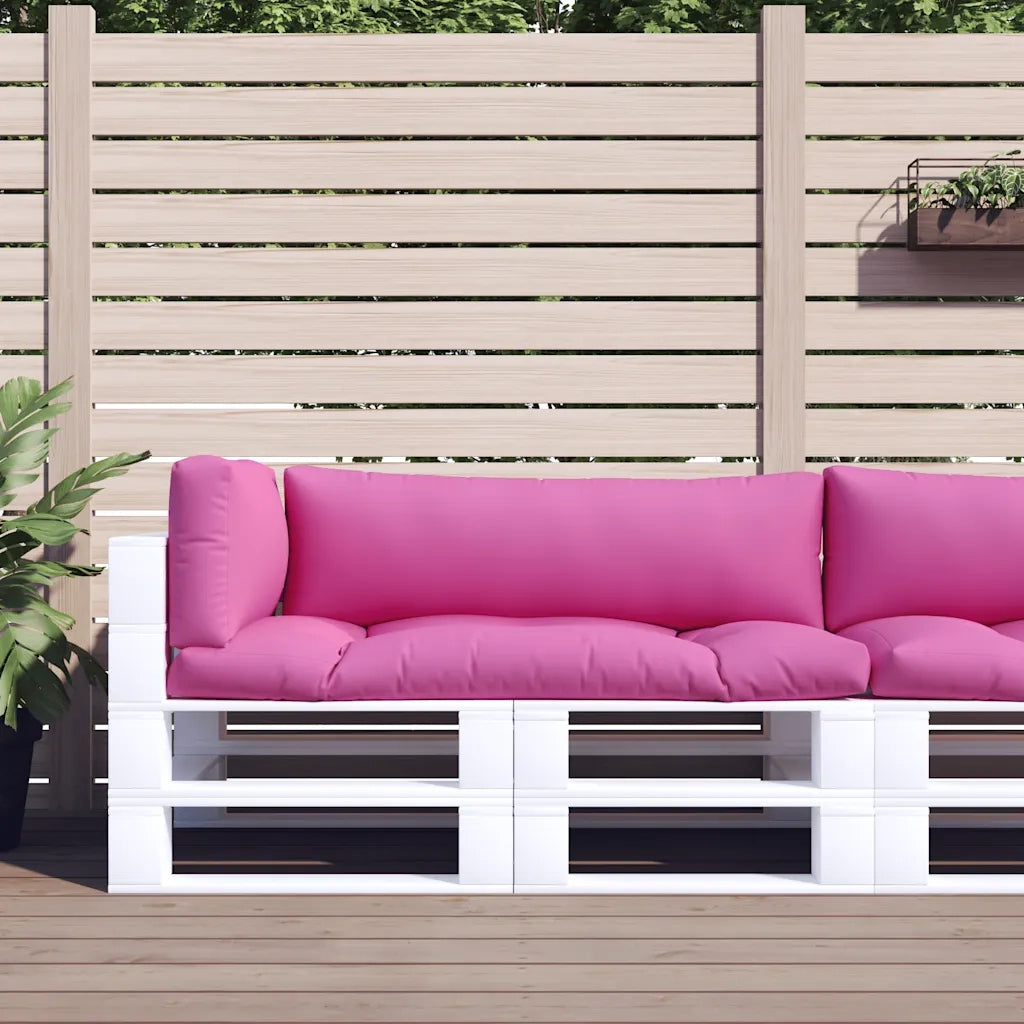 Cuscini per Pallet 3 pz | Cuscini per sedie Rosa in Tessuto Oxford
