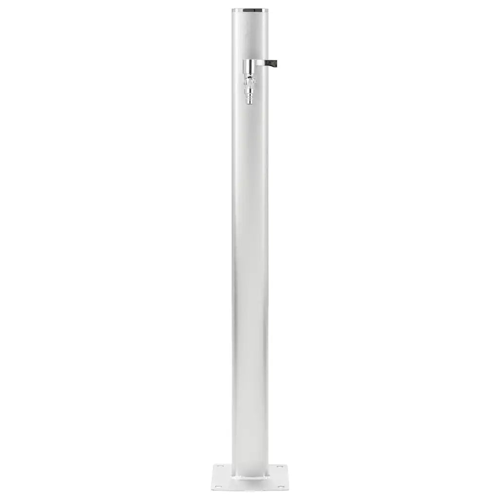 Fontanella a Colonna da Giardino in Allumino 95 cm 45458