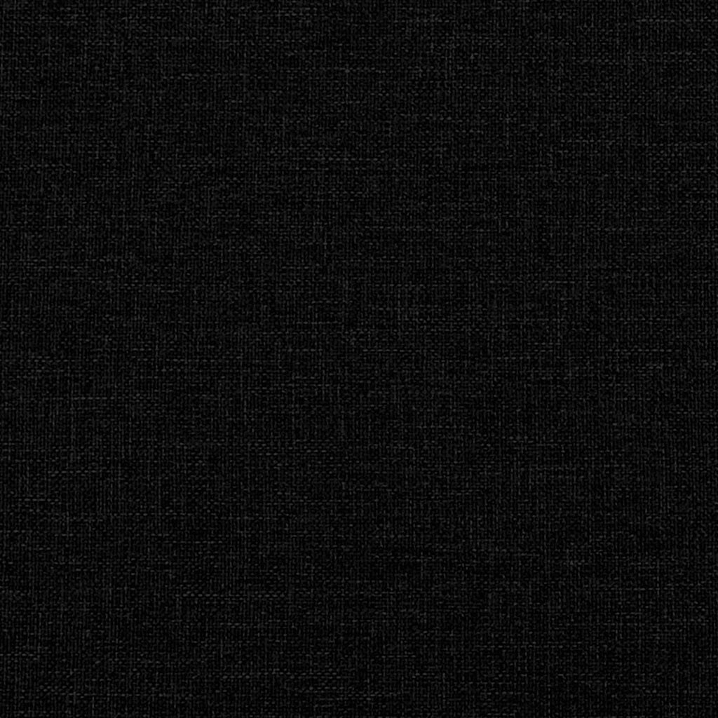 Coussin de tête de lit noir 160 cm tissu