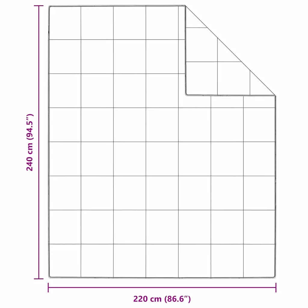 Duvet Invernale Bianco 240 x 220 cm Piuma 42007660