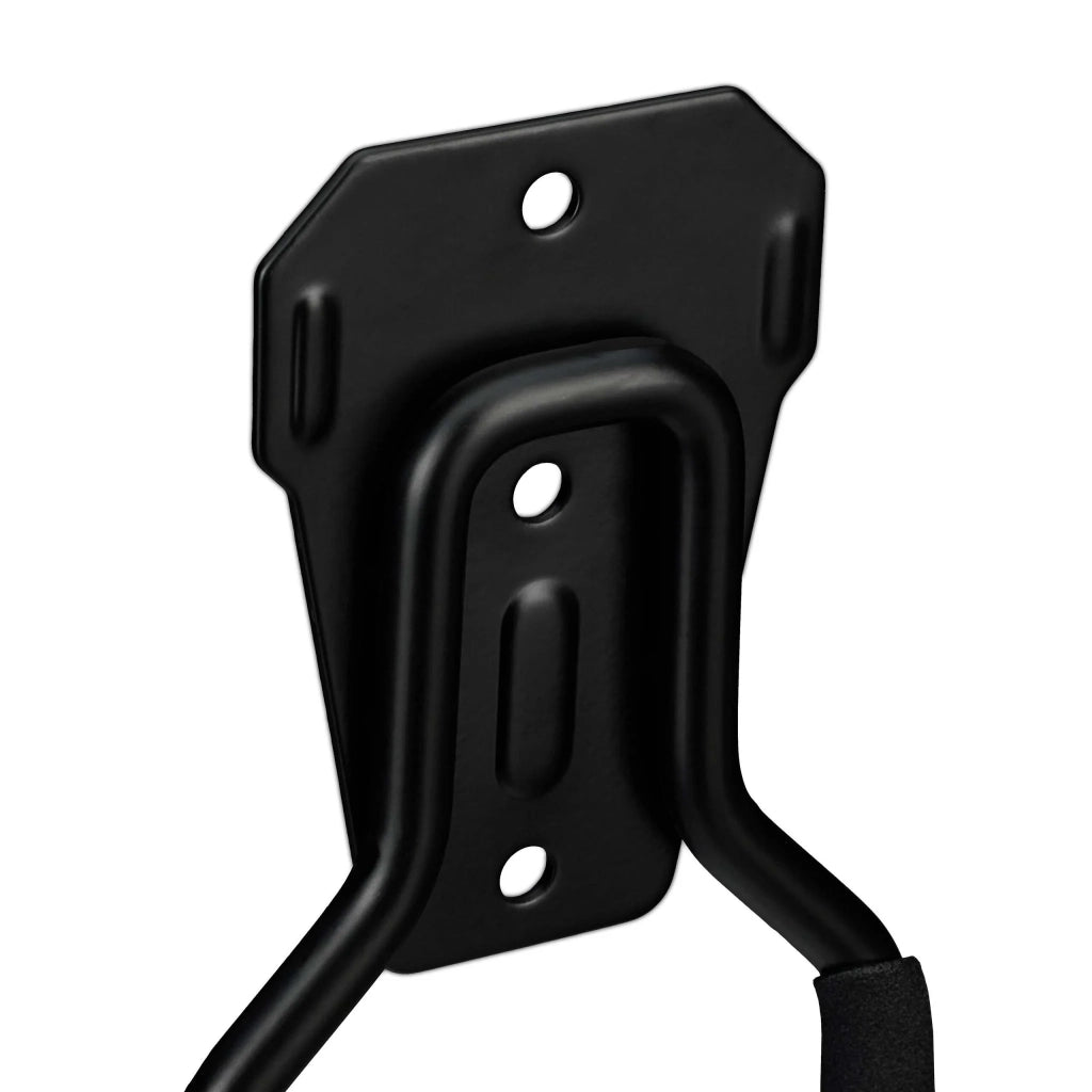Pratico supporto da parete per tubo da giardino portaoggetti salvaspazio giardino garage 13 x 12,5 x 20 cm in acciaio nero 13_0017209