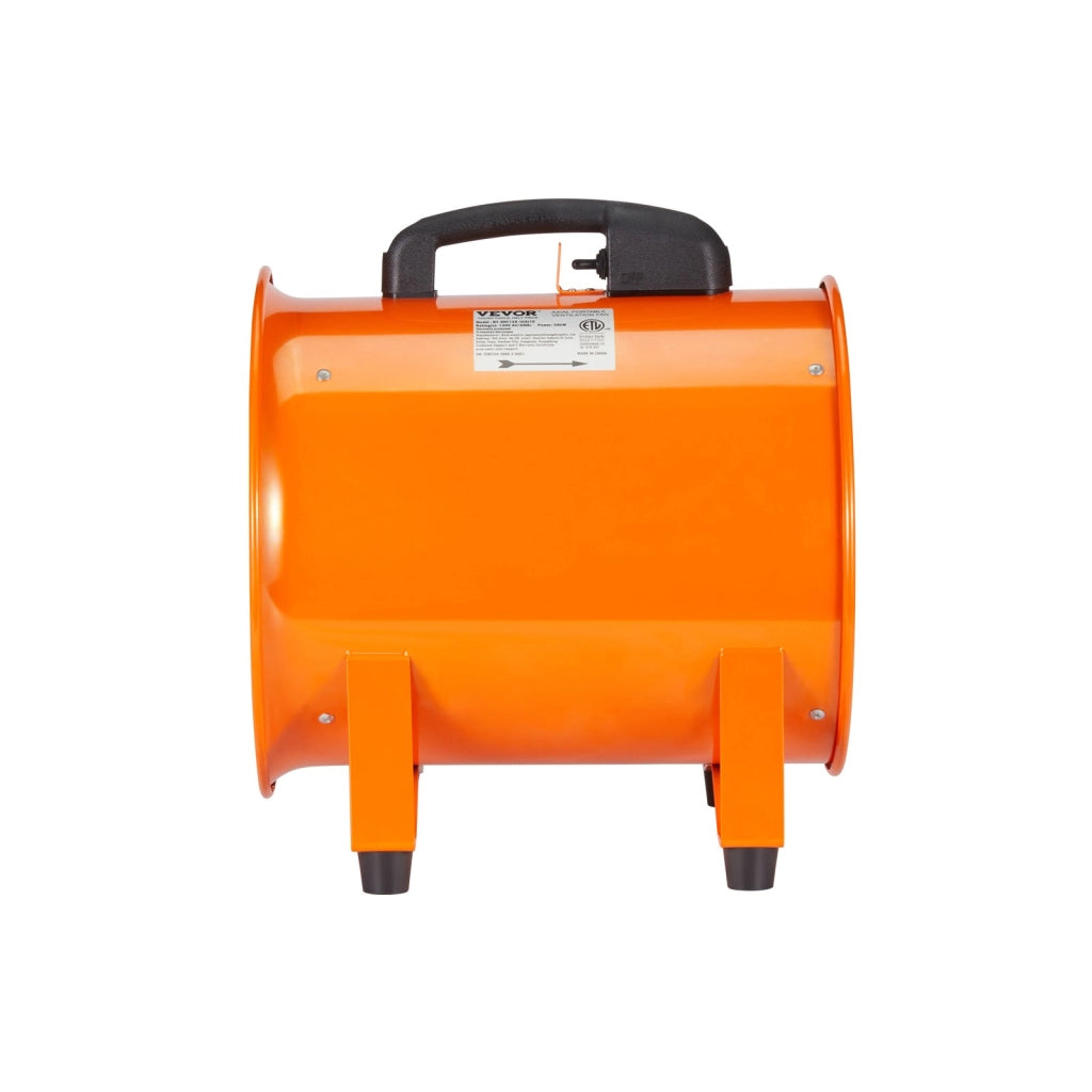 Estrattore d'Aria 367W con Tubo Flessibile 5m Ventilatore da Condotto 304,8mm 2574CFM 2800 giri/min Robusto per Officina