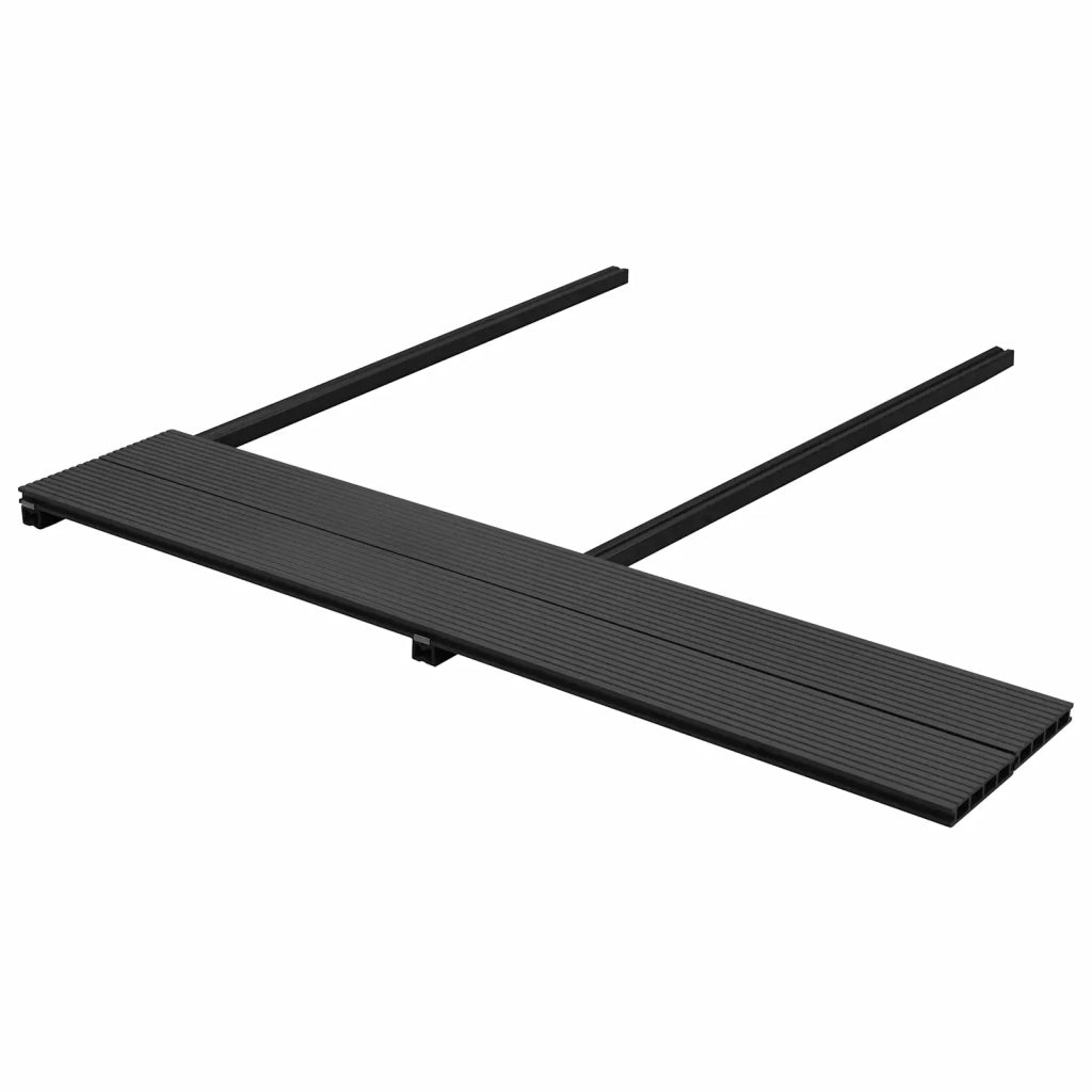 Pavimento da Deck 108 pcs Nero WPC 3444710