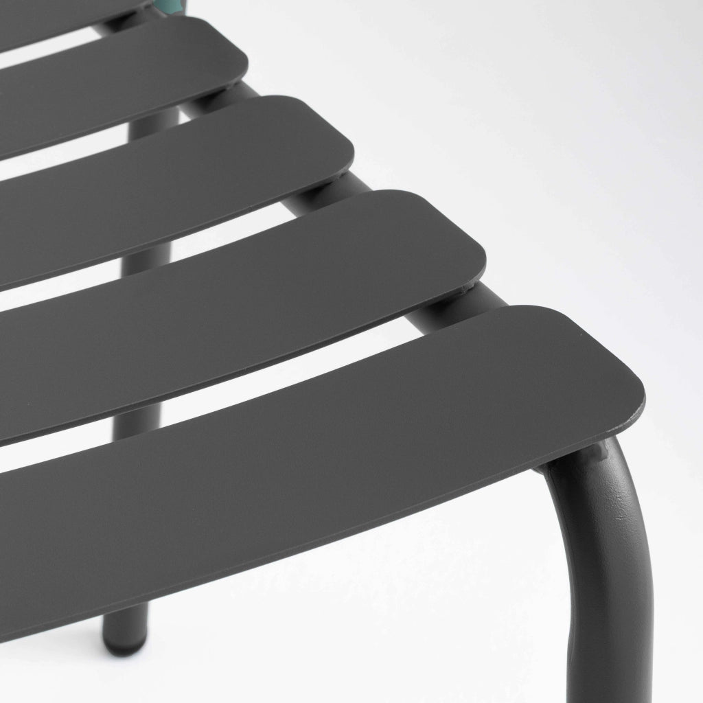 Oviala - Sedia da giardino in alluminio nero