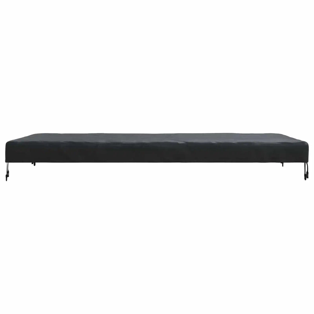 Copertura Tavolo Tinta unita Nero 202 x 92 x 15 cm Tessuto 4106117