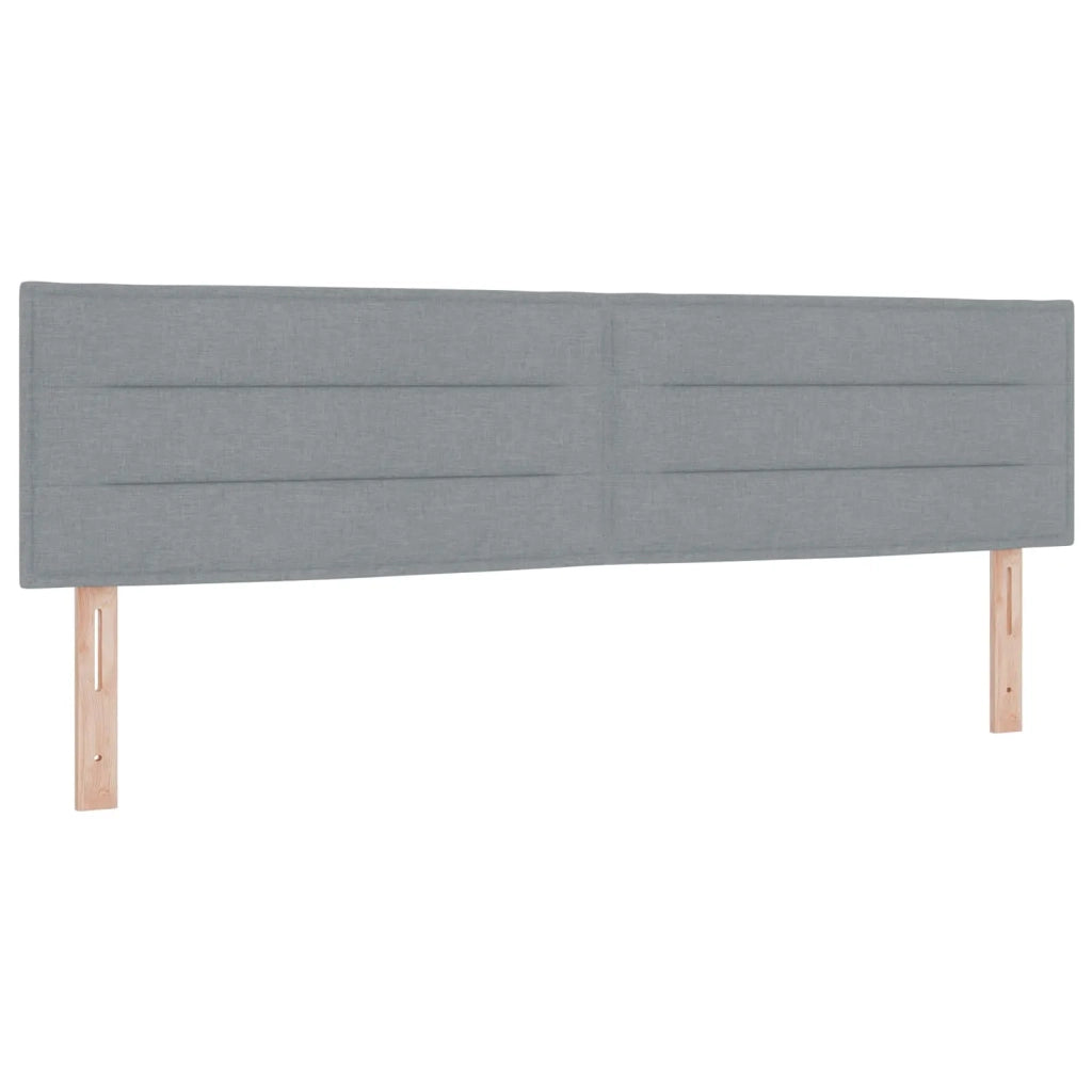 Letto Ottomano con Materasso e LED Grigio Chiaro 180 x 200 cm 3456843