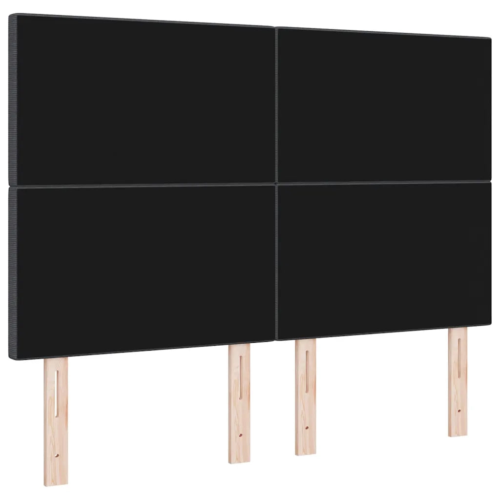 Testiera | Testata LED con Testiera | Testata Grigio scuro 160 cm Tessuto in Cords