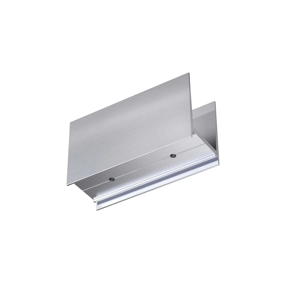 Kit Dritto Continuo Steel Alluminio Cromo Luce