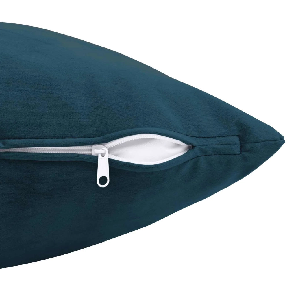 Federa 2 pcs HEERLEN Blu 80 x 80 cm Velluto 913521