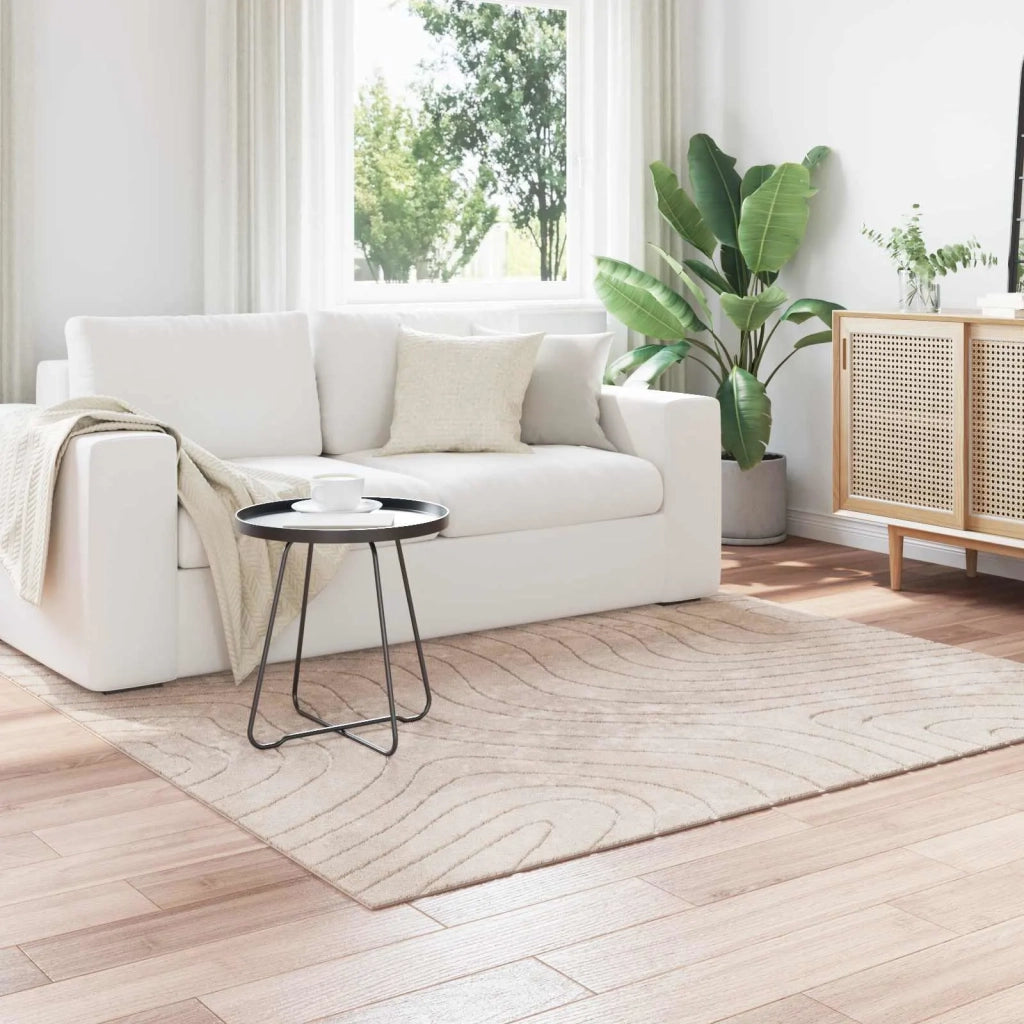 Tappeti per area | Tappeti a zone Quadrato PALMERAS Beige 200 x 200 cm