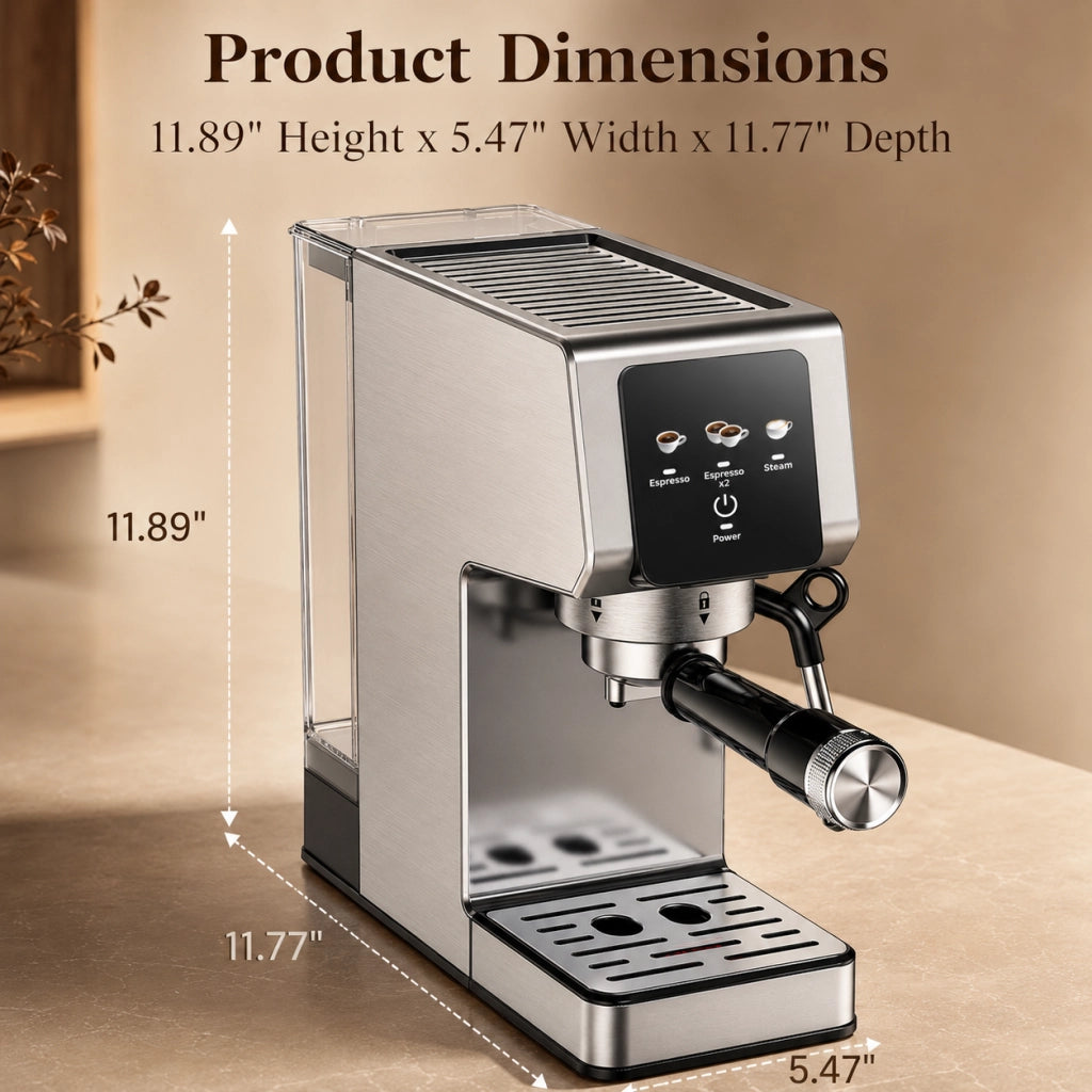 Macchina da Caff¨¨ Espresso Professionale 1350W ¨C Xylo ¨C 1.2L Touch Screen