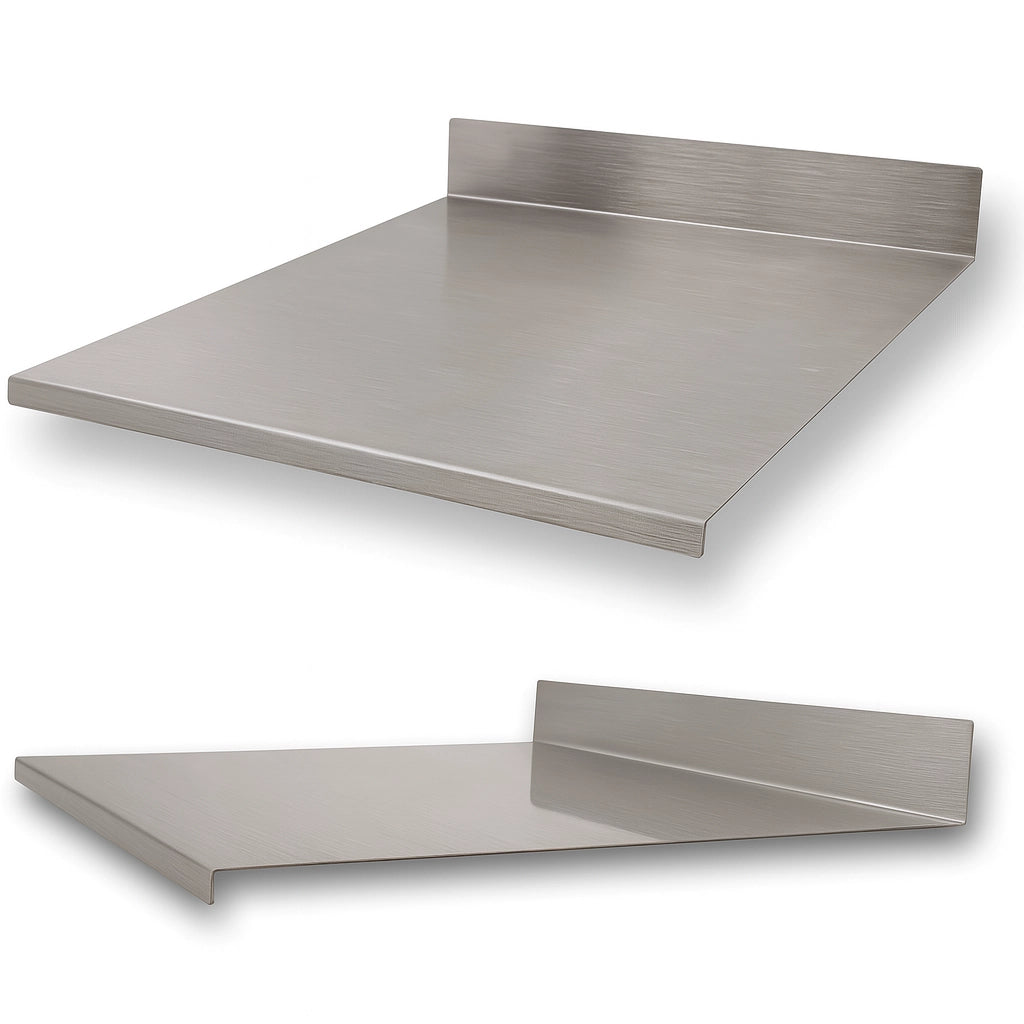 ZoiMania - Spianatoia - Acciaio Inox - Cucina - Profondità 50 Dimensione Spianatoia: L 110 x P 50 x 7cm x 3cm