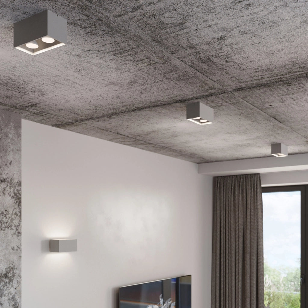 Lampada a parete QUAD MAXI nero